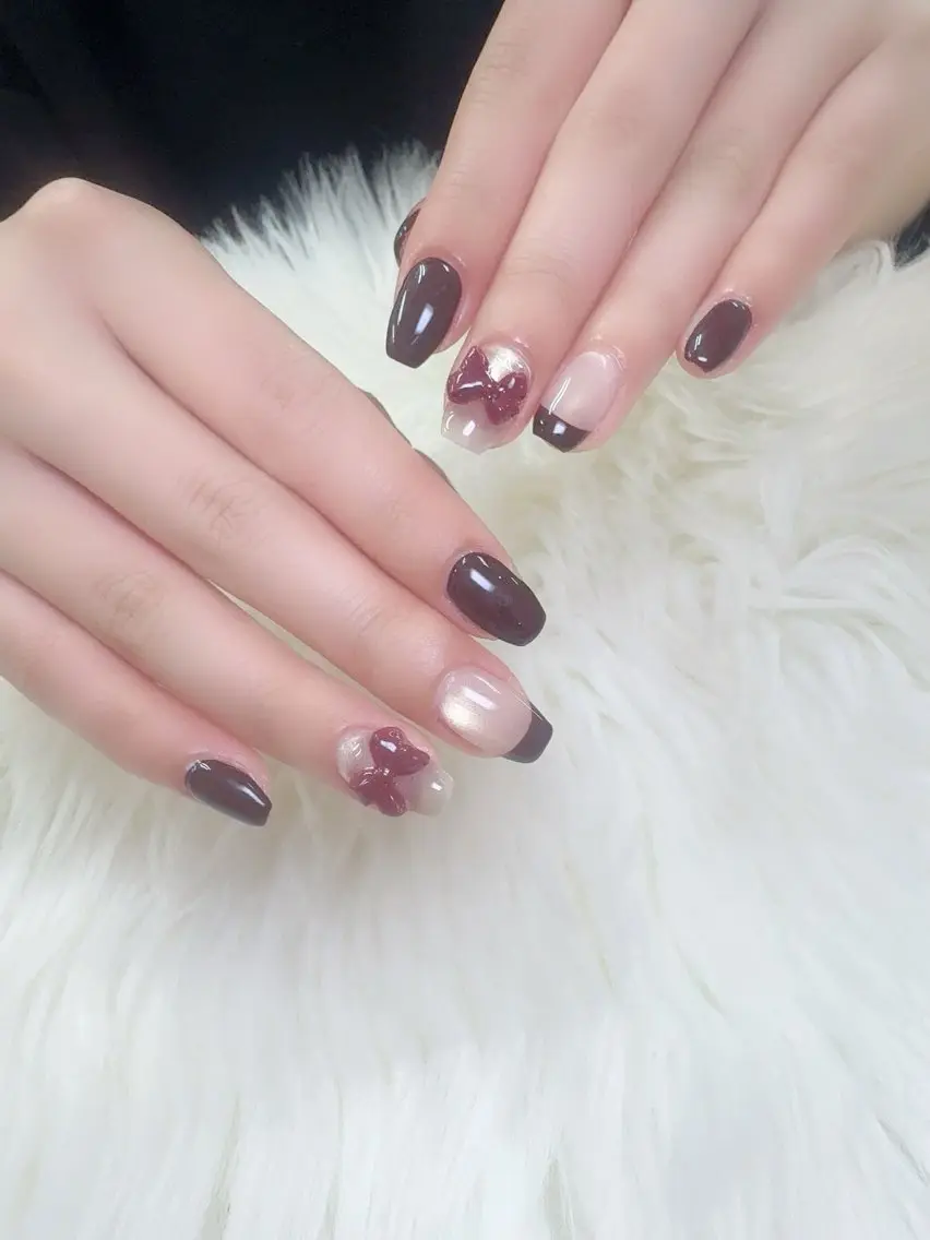 ネイル フレンチネイル 韓国ネイル マグネットネイル ニュアンスネイル オフィスネイル ハンドネイル Ha Nailのネイルデザイン