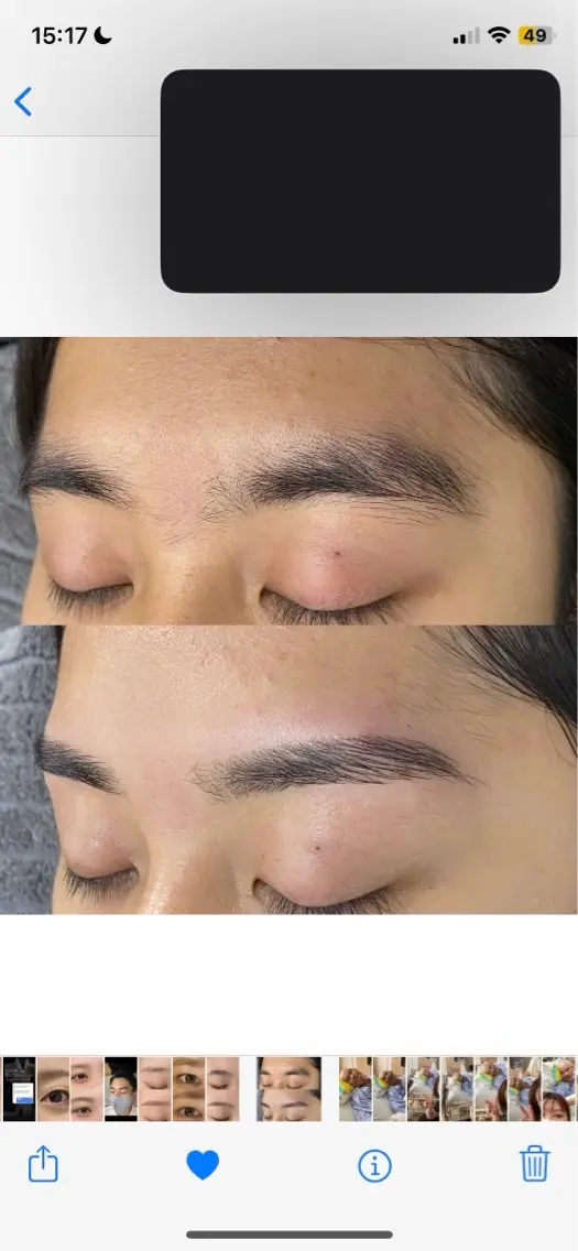 メンズ 斎藤 嘉奈の眉毛・アイブロウイメージ