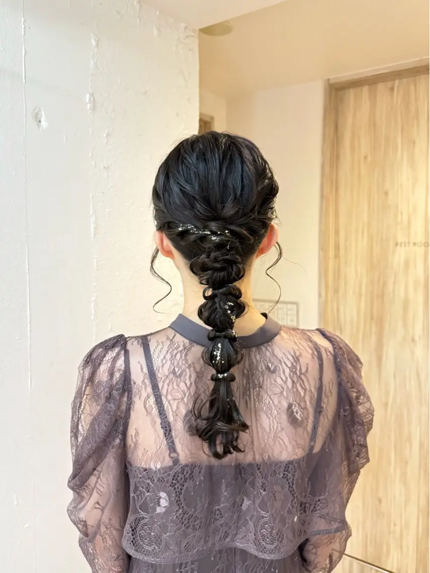 ヘアアレンジ ヘアセット 艶カラー/縮毛矯正/ アレンジ/akaneのヘアスタイル