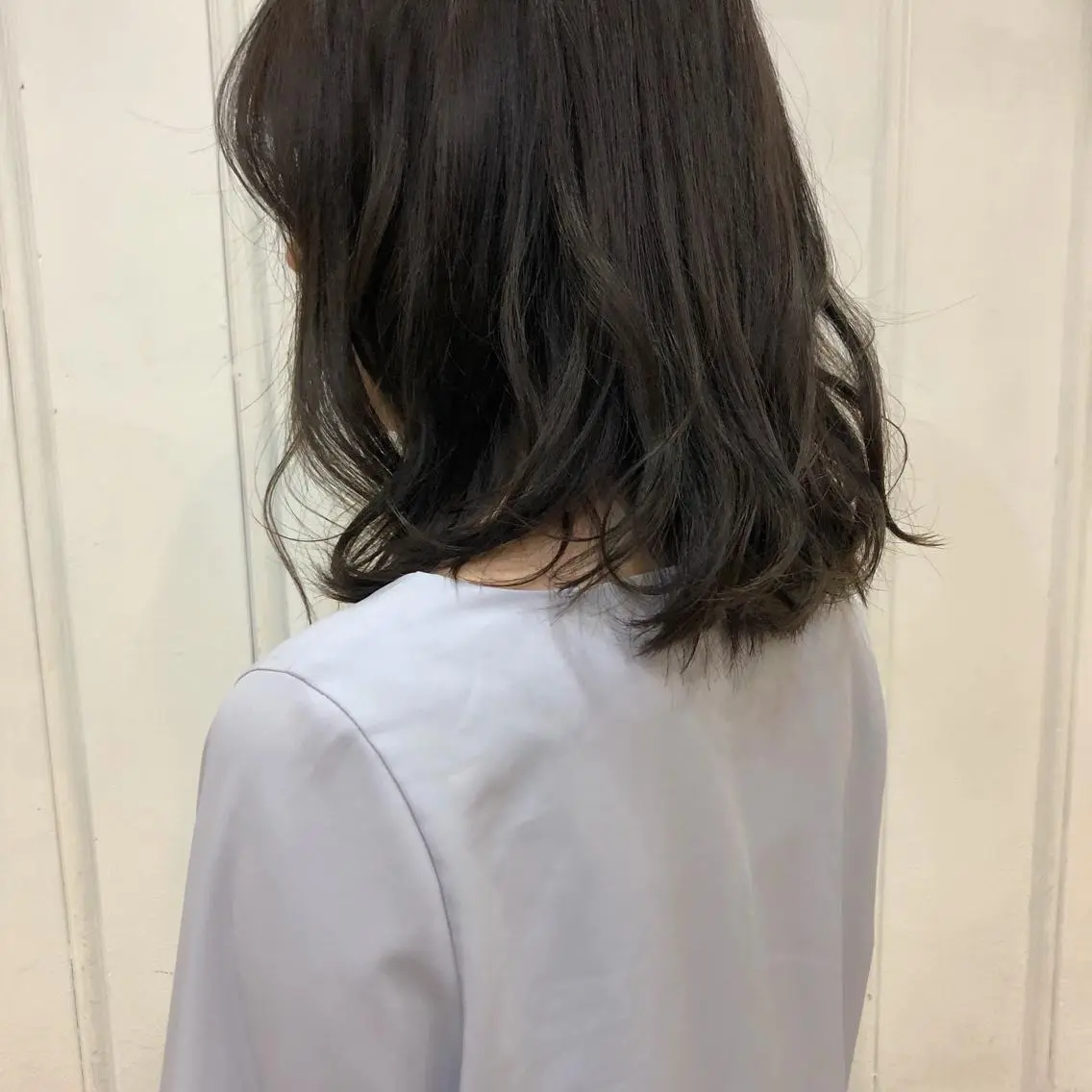 ミディアム カラー ヘアアレンジ メンズ マツエク・マツパ ダークグレー ダークグレージュ グレージュ インナーカラー/ KANAのヘアスタイル