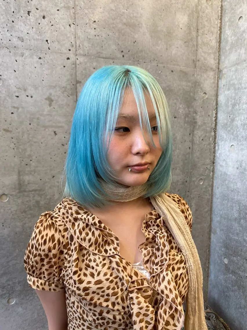 ミディアム カラー 🌈艶ハイトーン特化 🌈NOZOMUのヘアスタイル
