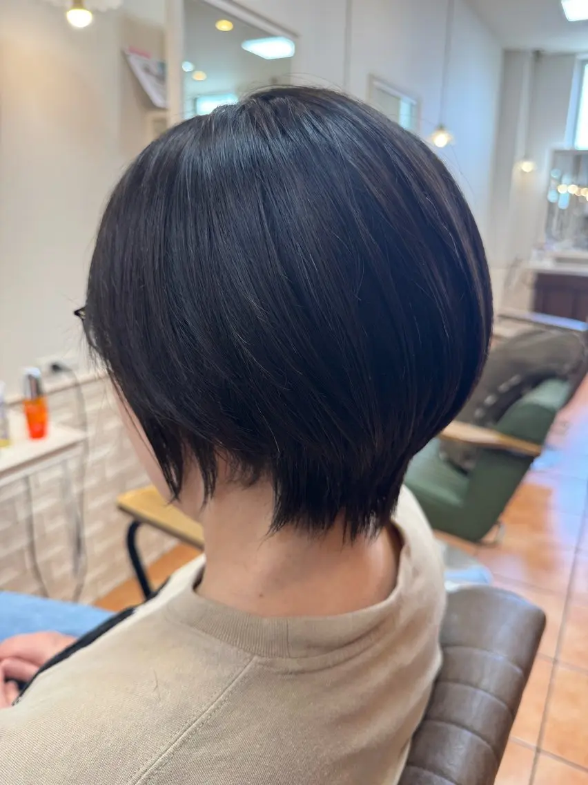 ショート ショートボブ ボブ ショートヘア カット ヘアカラー トリートメント ショート/髪質改善 川元裕範(ヒロノリ)のヘアスタイル