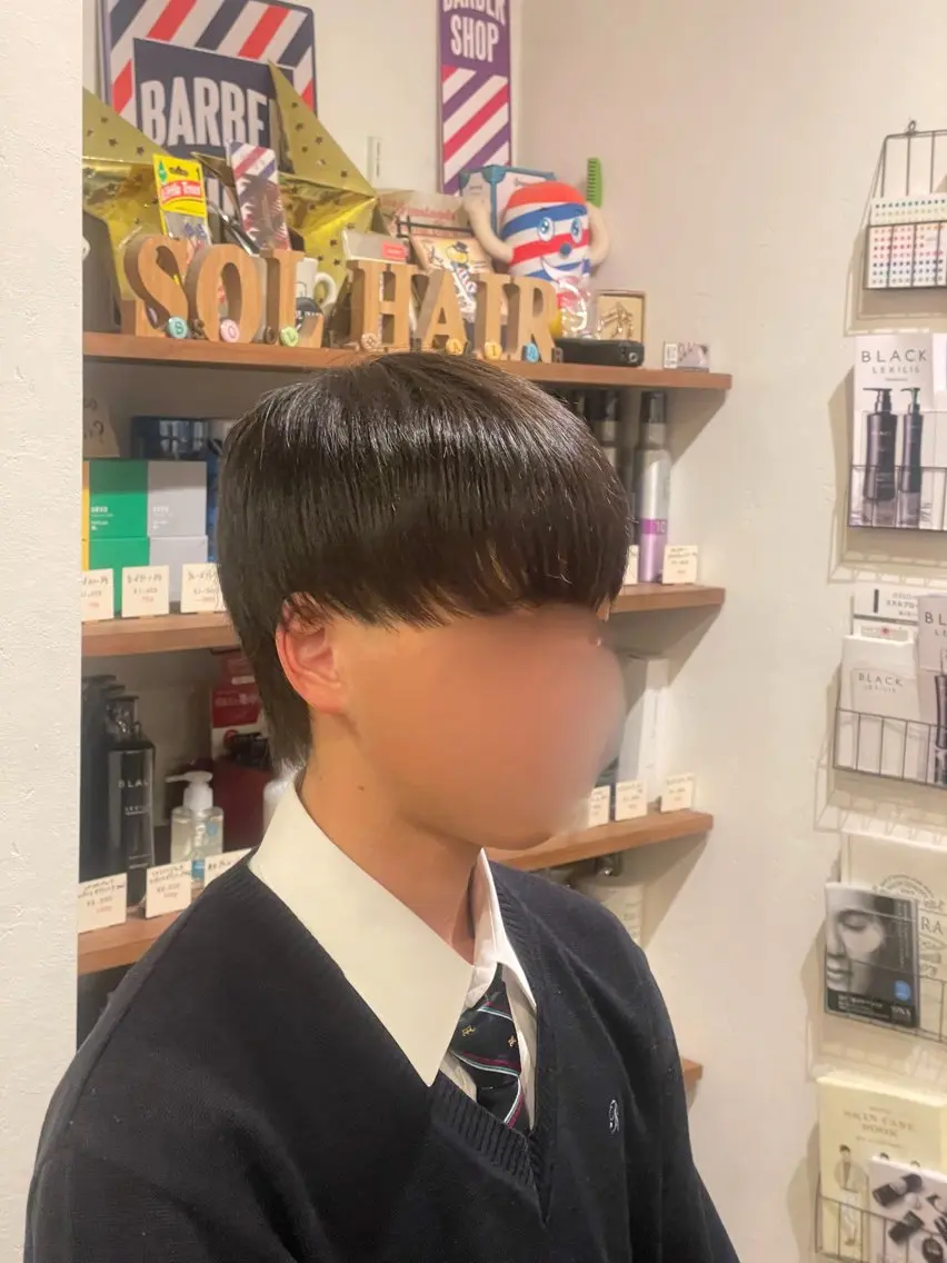 ショート メンズ 永井 景梧のヘアスタイル