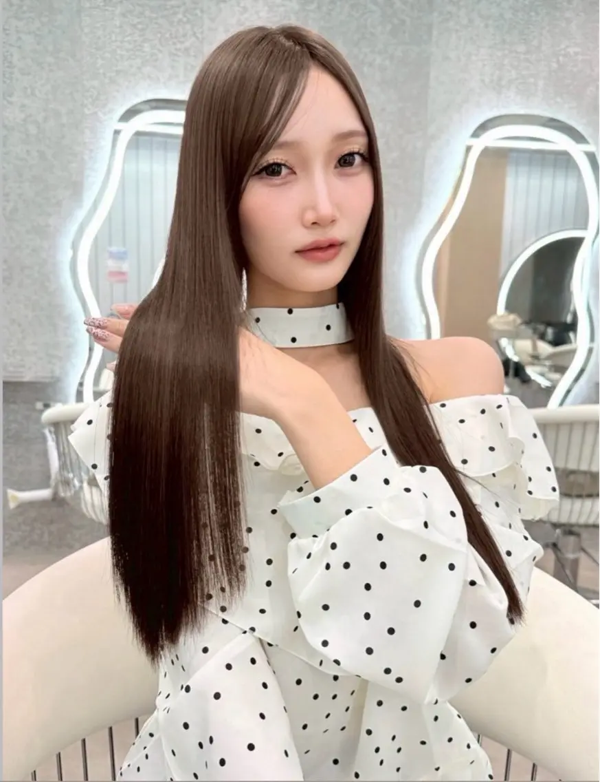 【ミニモ学割⭐️】【夏休み限定💖】うる艶縮毛矯正✨+1stepトリートメント🫧ロング料金なしの写真