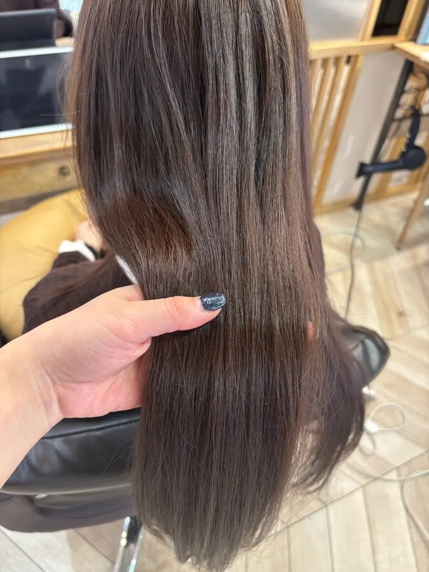 カラー 透明感カラー 優李 ゆうり‪のヘアスタイル