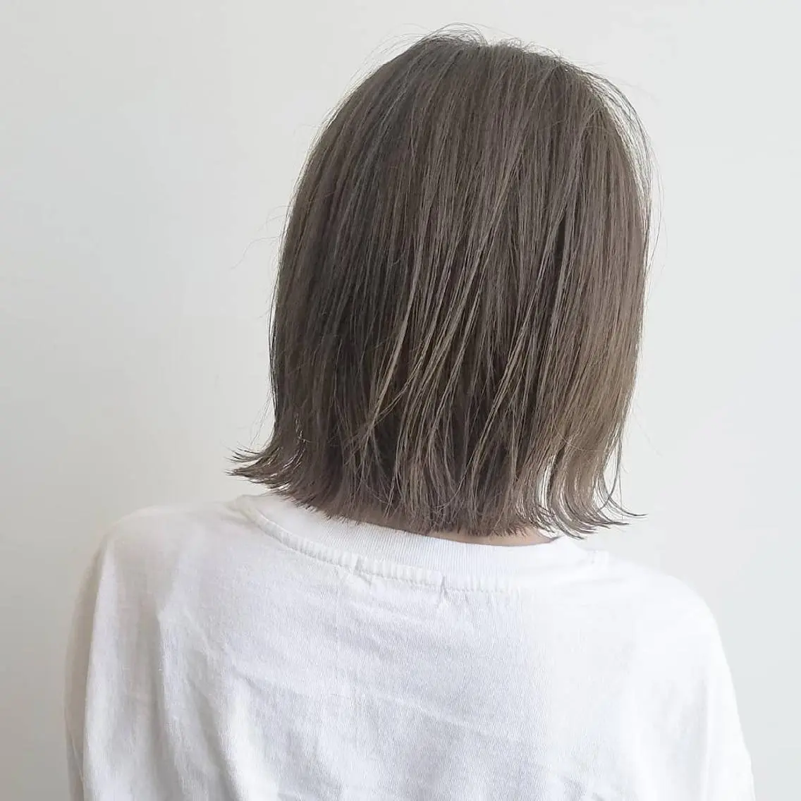 ミディアム カラー ヘアアレンジ パーマ ネイル マツエク・マツパ アッシュ ミント ナチュラル ボブ iplus　眉毛と まつげパーマ専門店のマツエク・マツパデザイン