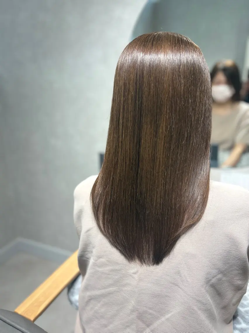 セミロング 縮毛矯正 縮毛矯正 ✨NEW OPEN/ 美髪矯正/山田千里✨のヘアスタイル