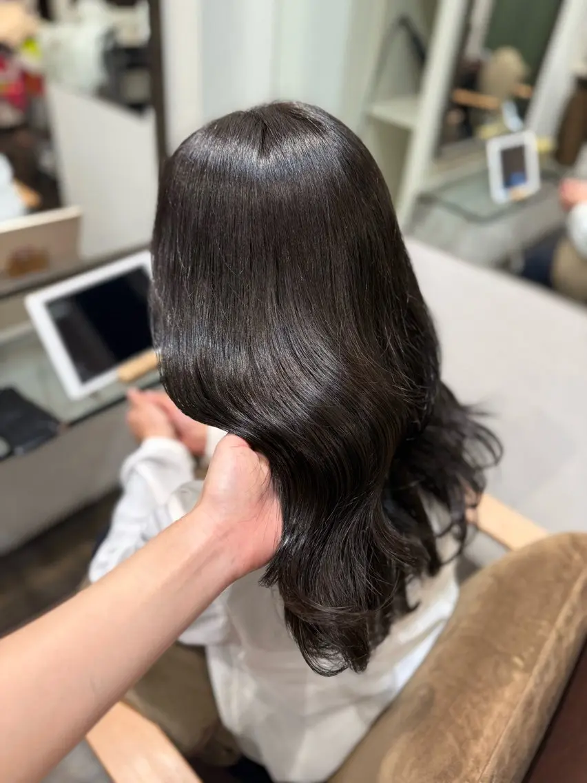 カラー オリーブカラー ✨カットモデル募集中 ゆいな🎀のヘアスタイル