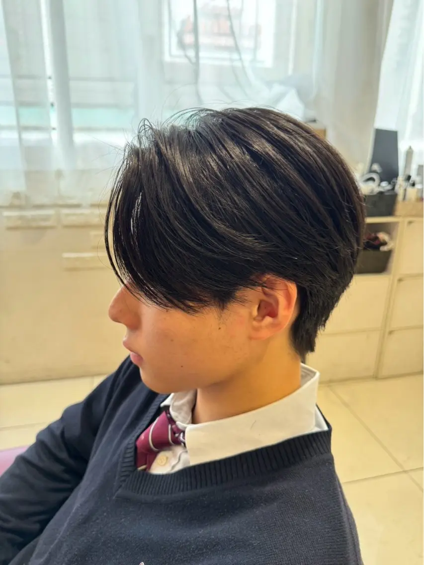 パーマ メンズ 玉置 晴太郎のヘアスタイル