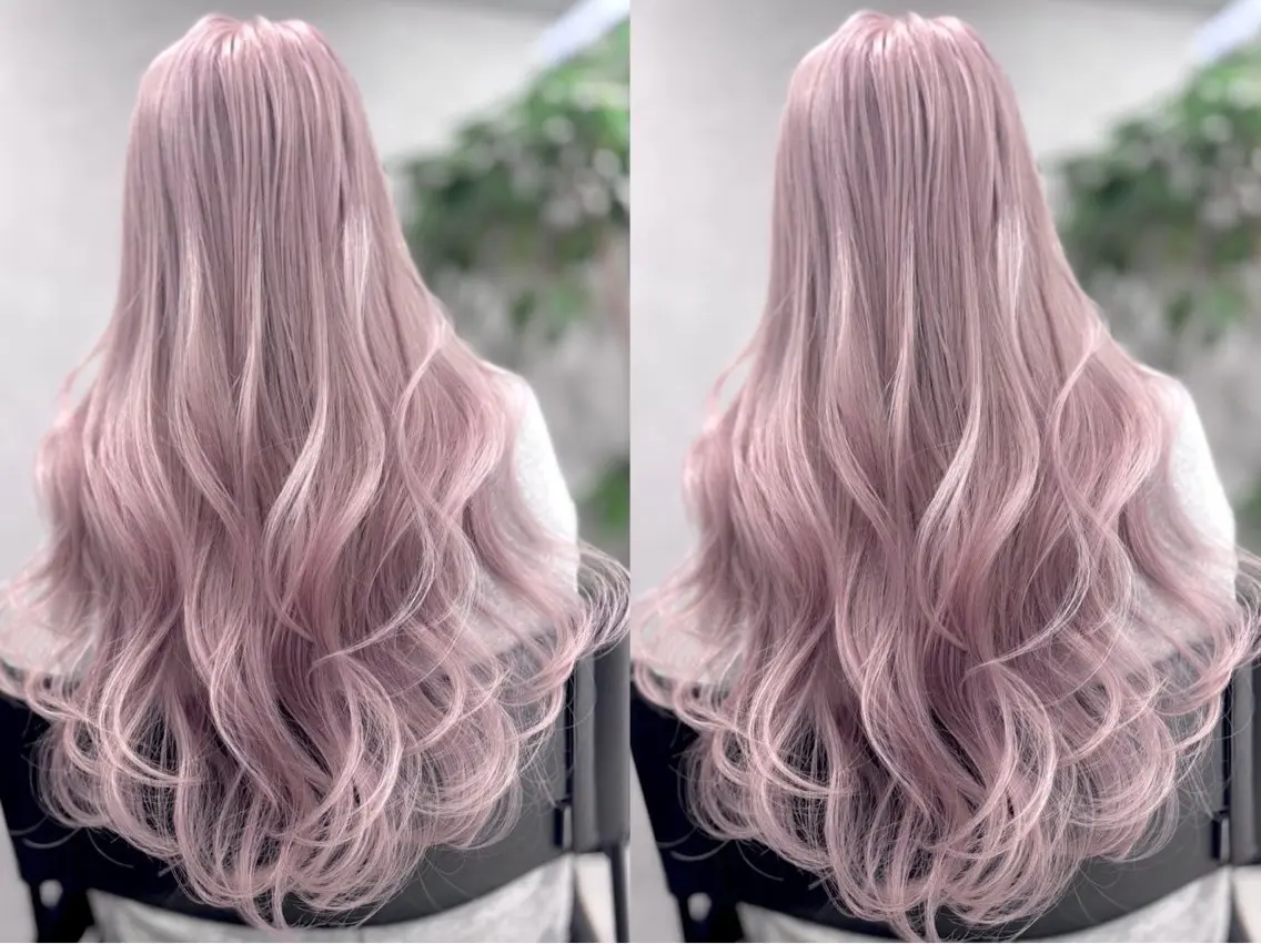 ロング カラー ヘアカラー 肥田 俊輔のヘアスタイル