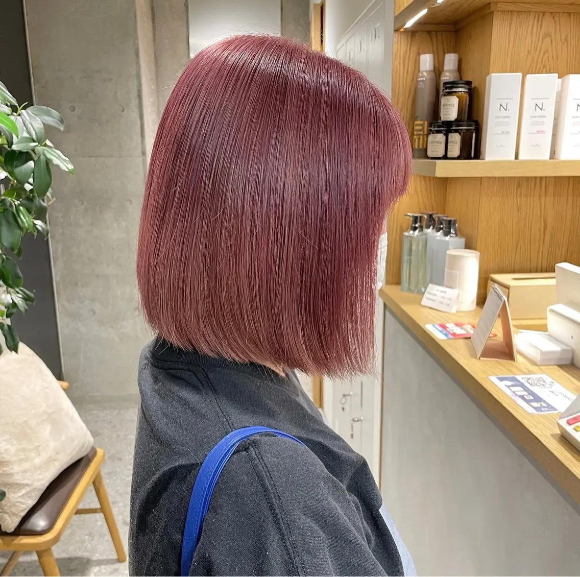 ミディアム ヘアカラー ︎🤎W color MIYU🤎のヘアスタイル