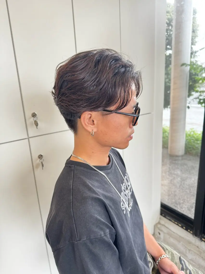 メンズ カット パーマ yuimarl切田 はじめ✨のヘアスタイル