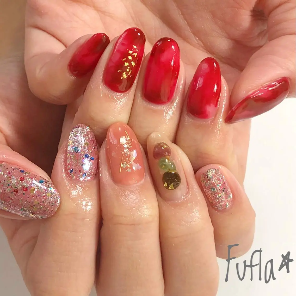 ネイル プライベートサロン Fuflaのネイルデザイン