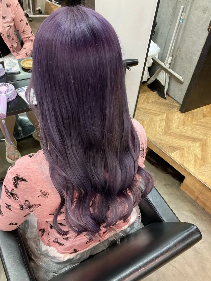ロング カラー ヘアカラー ✨最安値✨エクステ カラー🌼つきな🌼のヘアスタイル