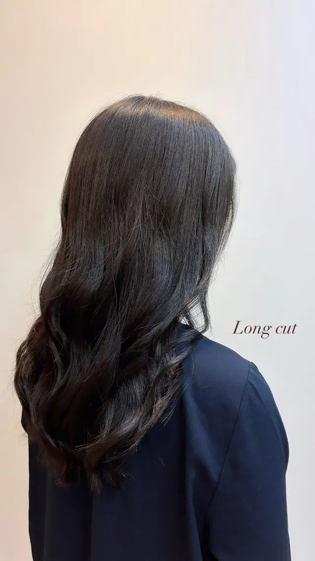 ロング 顔周りカット レイヤーカット カットモデル募集中/ 朝霞市/sakiのヘアスタイル