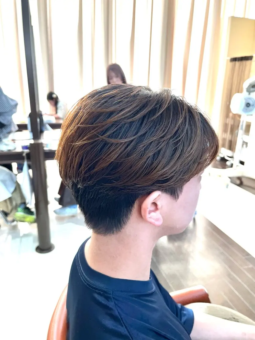 ショート パーマ メンズ メンズパーマ ニュアンスパーマ 🧊メンズ特化🧊 高木航希のヘアスタイル