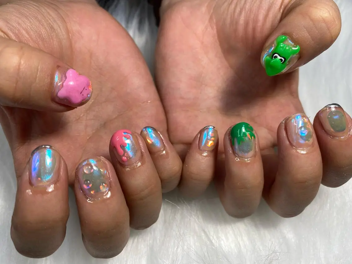 ネイル ハンドネイル Mana‪ ‪·͜· ❤︎‬のネイルデザイン