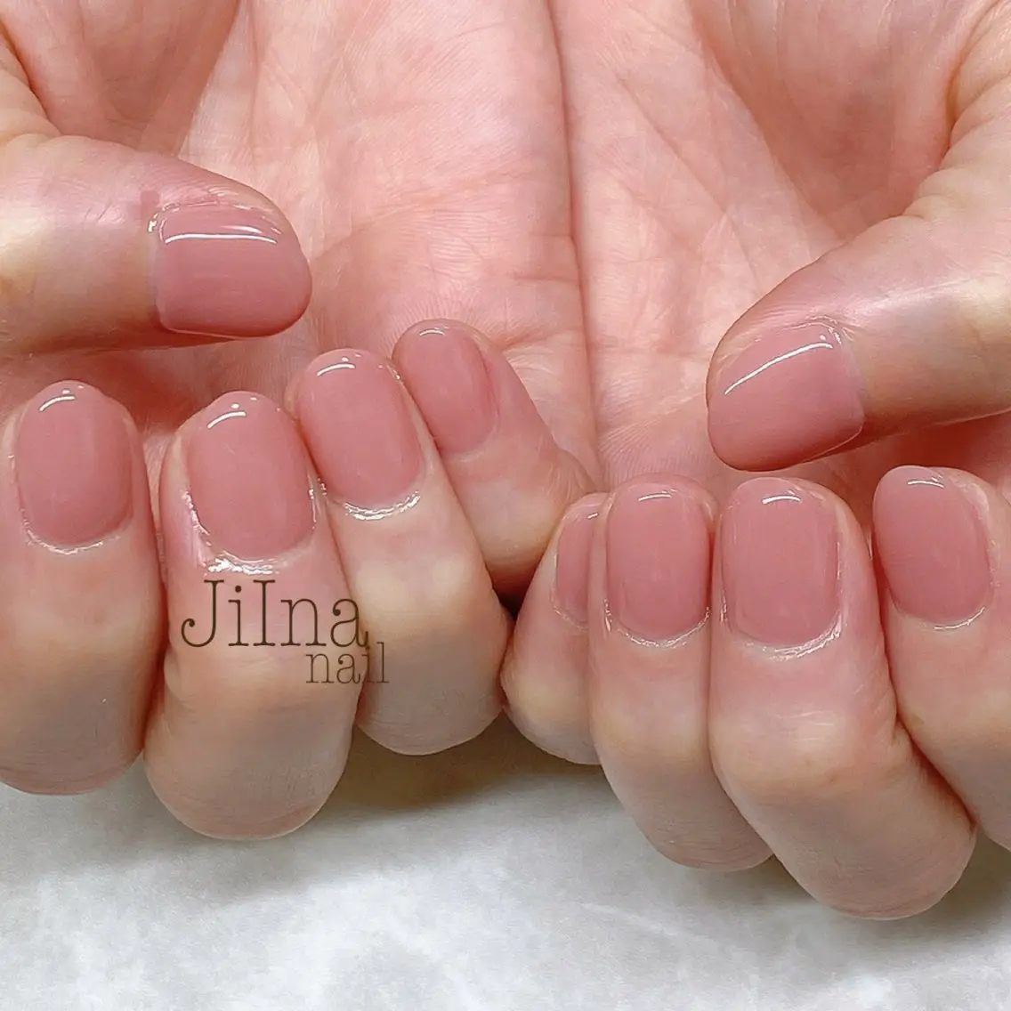 ネイル ワンカラーネイル JiIna nailのネイルデザイン