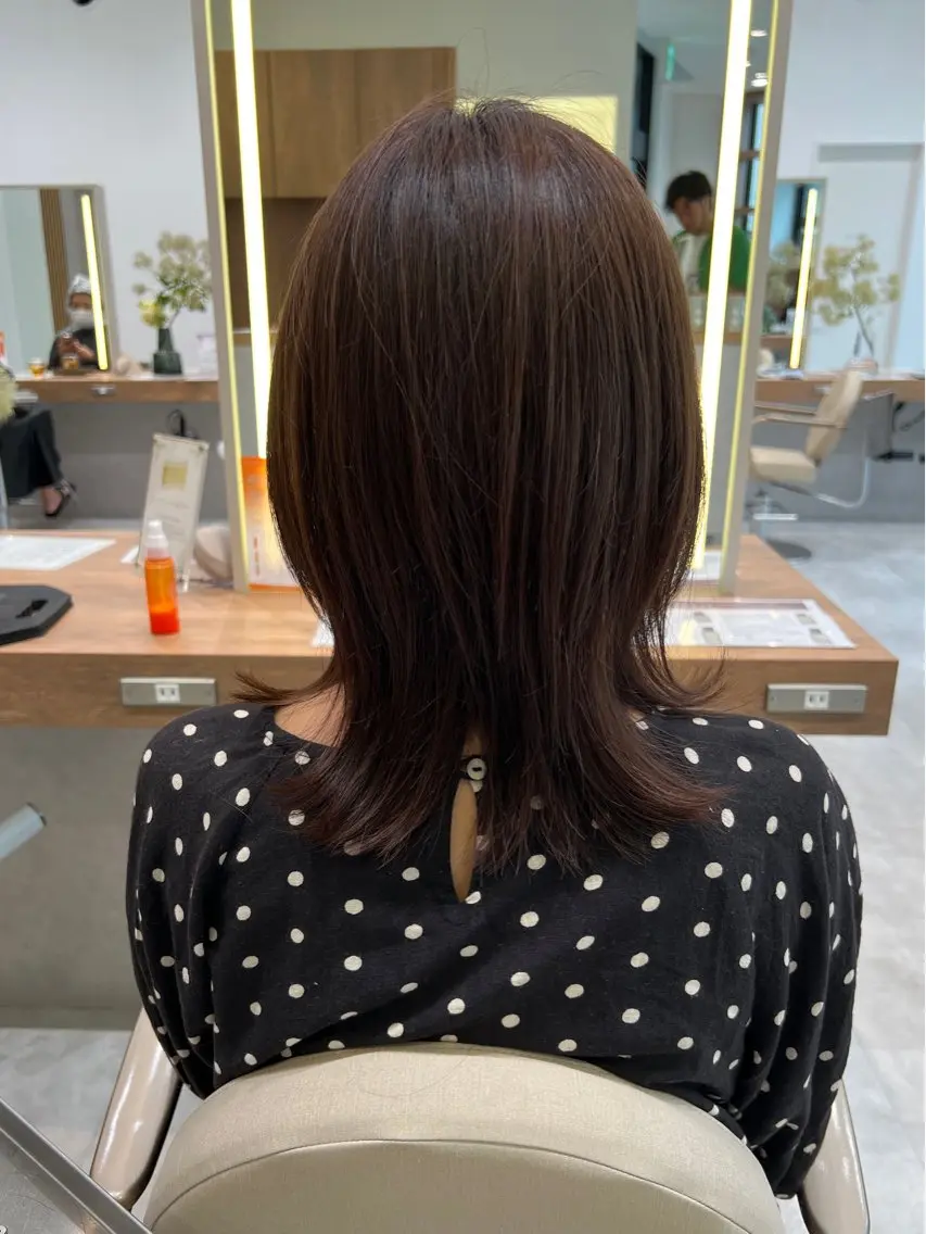 カラー ヘアカラー トリートメント ヘッドスパ 田中 琢夢のヘアスタイル
