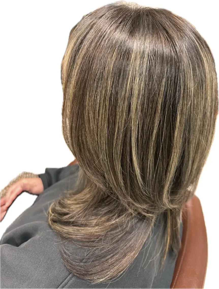 セミロング ヘアカラー 透明感カラー KATSURENのヘアスタイル