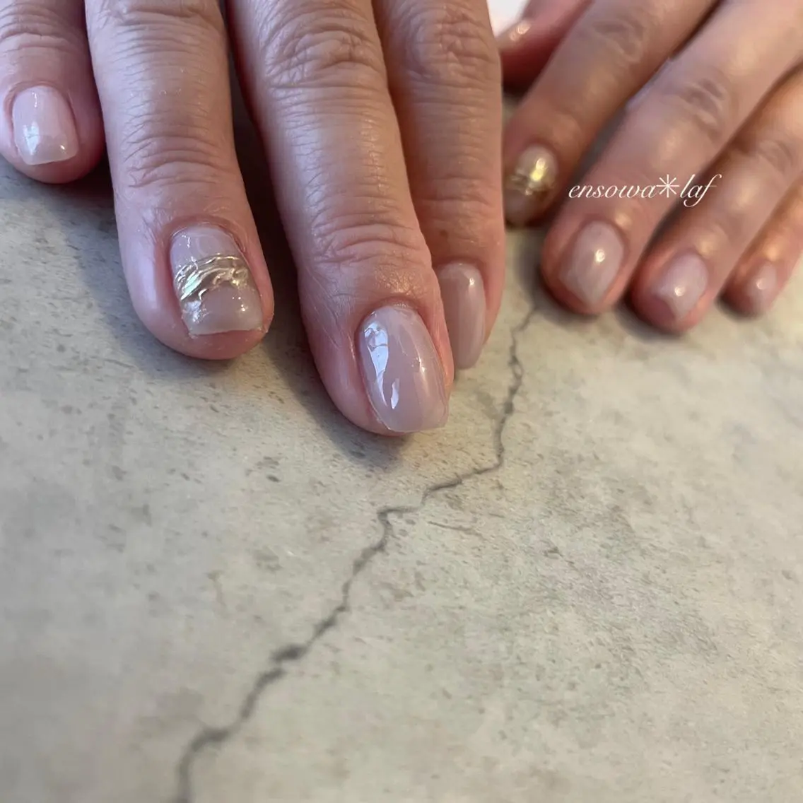 ネイル アートネイル ジェルネイル メンズネイル ニュアンスネイル シンプルネイル ensowa✱laf NAILのネイルデザイン