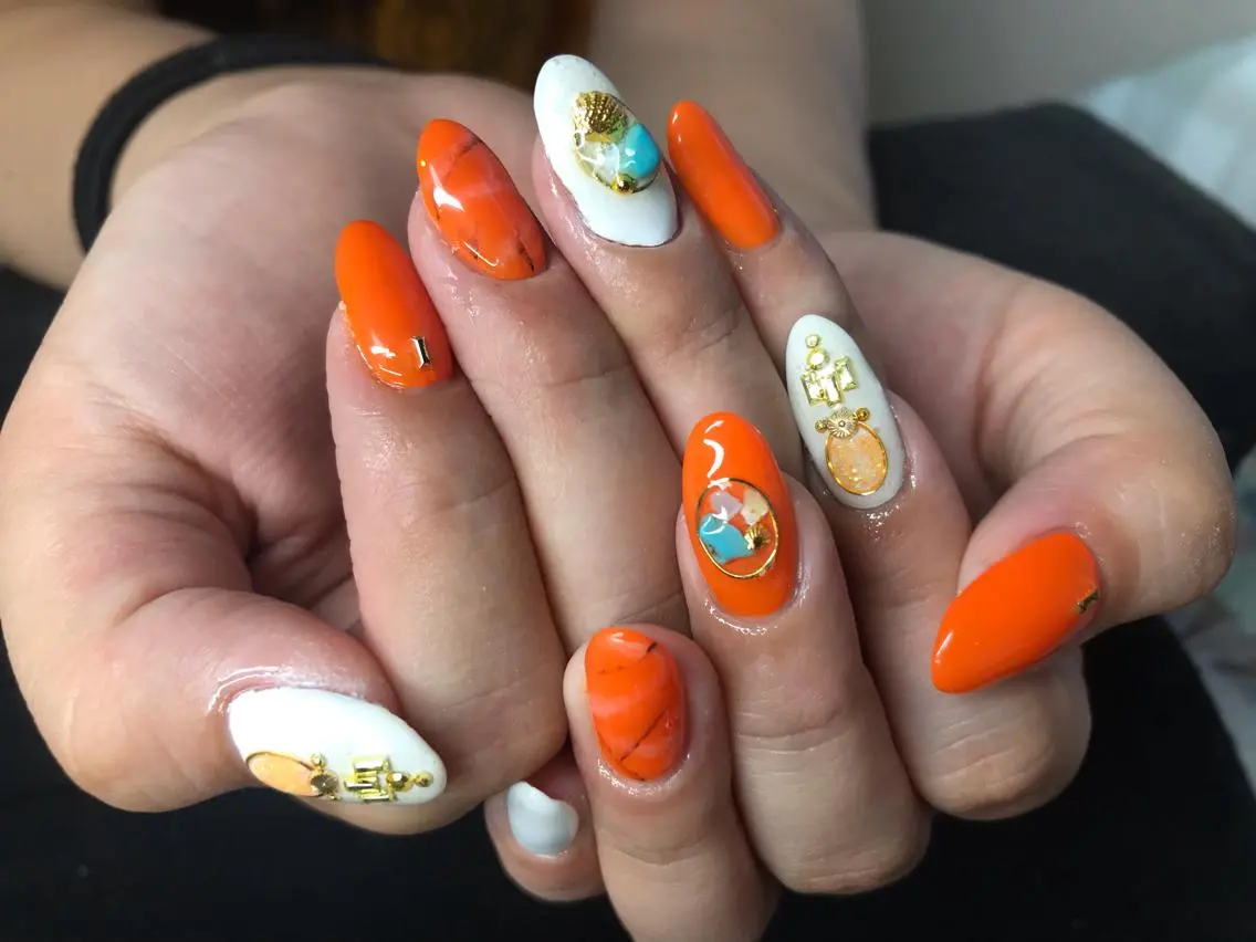ネイル ハンドネイル Mana‪ ‪·͜· ❤︎‬のネイルデザイン