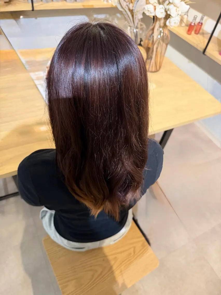 🌟平日限定🌟ブリーチなしダブルカラー+2STEPトリートメントの写真