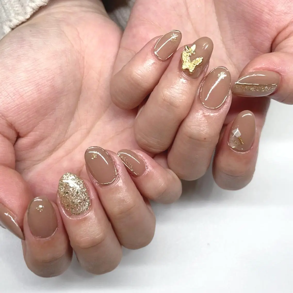 ネイル ジェルネイル グラデーション 持ち込み ニュアンスネイル オフィスネイル Lety maoのネイルデザイン