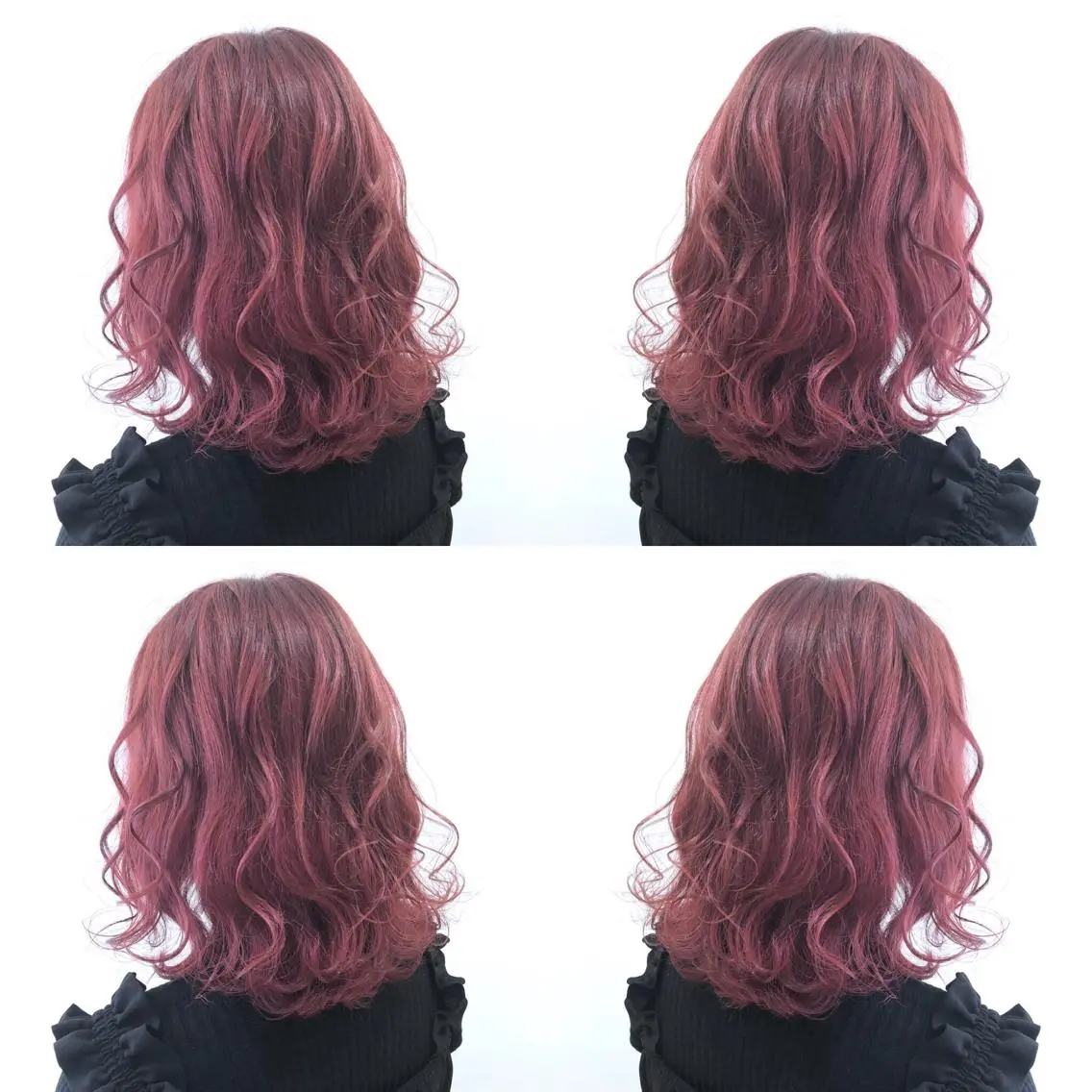ミディアム カラー ブリーチ ケアブリーチ レッドカラー 🌈ぷる艶カラー🌈 髪質改善👑柳沼尚貴のヘアスタイル