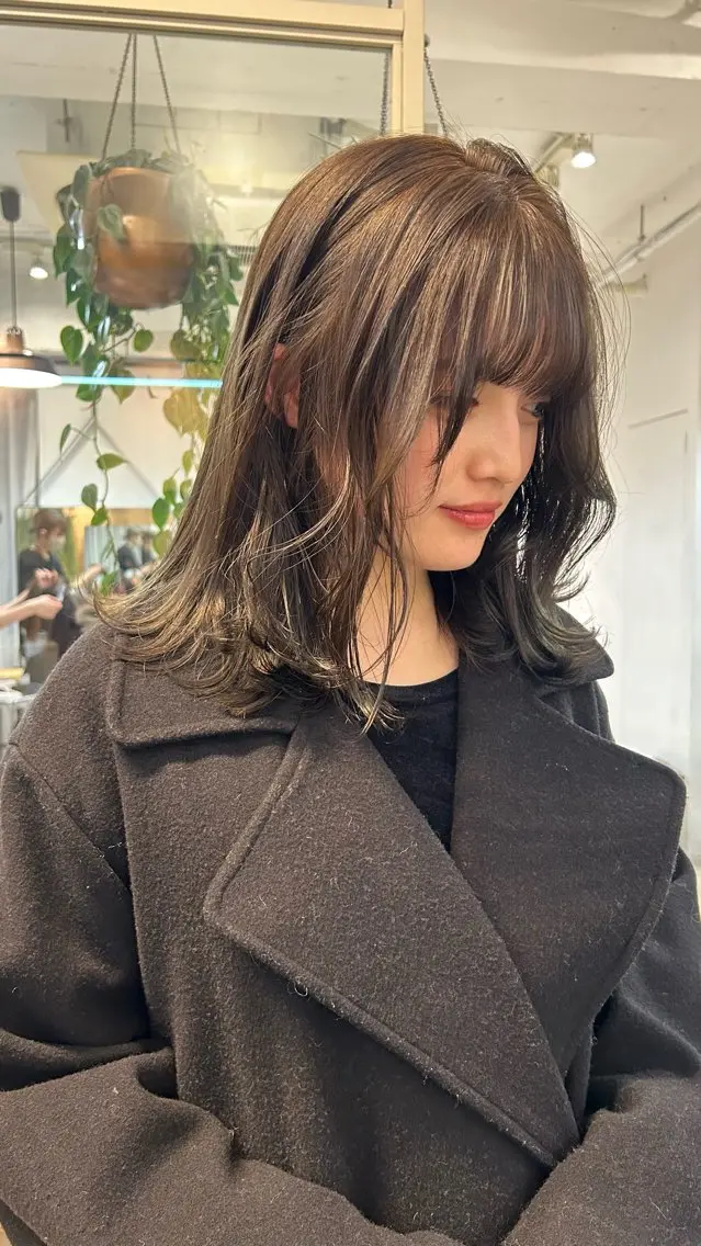 ミディアム カラー カット ヘアカラー ❕マンツーマン施術❕ 🍊Moemiのヘアスタイル