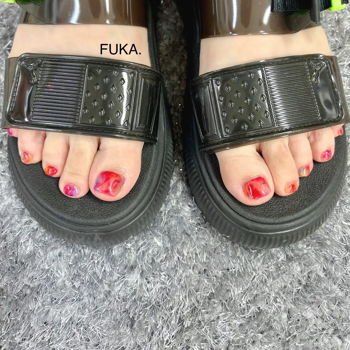 ネイル 持ち込み フットネイル Nail♡Fuka. /6月予約受付中のネイルデザイン