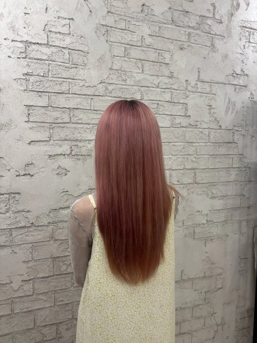セミロング ヘアカラー カラー・ブリーチ/ Yuu🎀🖤のヘアスタイル