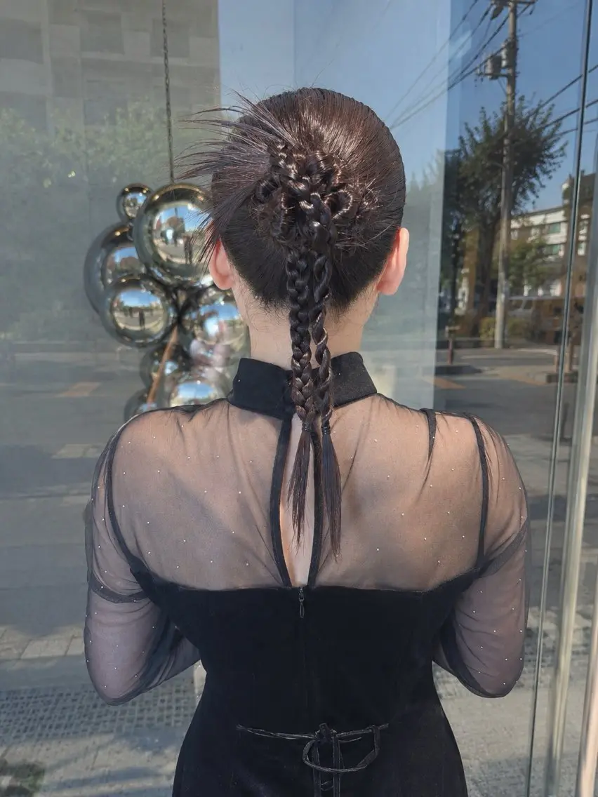 ヘアアレンジ ヘアセット 都築 未来のヘアスタイル