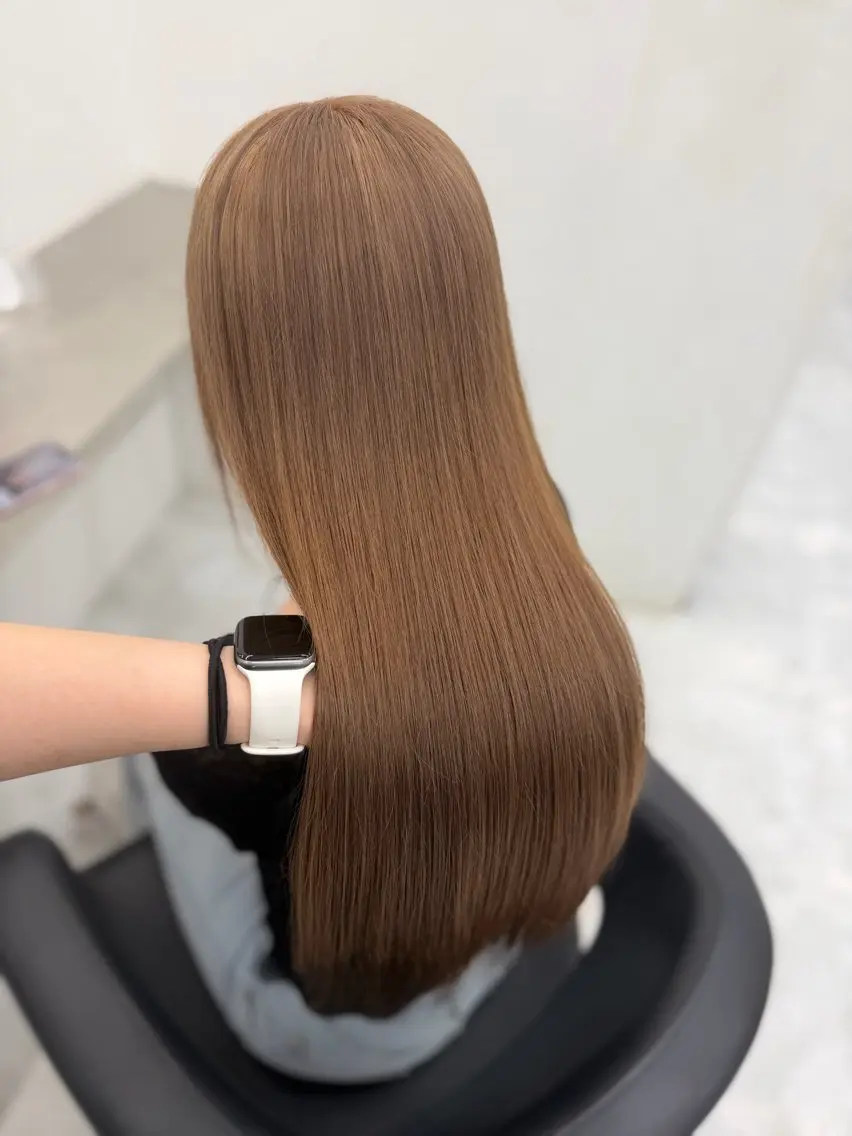 カラー カット ヘアカラー トリートメント 透明感カラー🎀艶髪 Anju/渋谷🎀のヘアスタイル