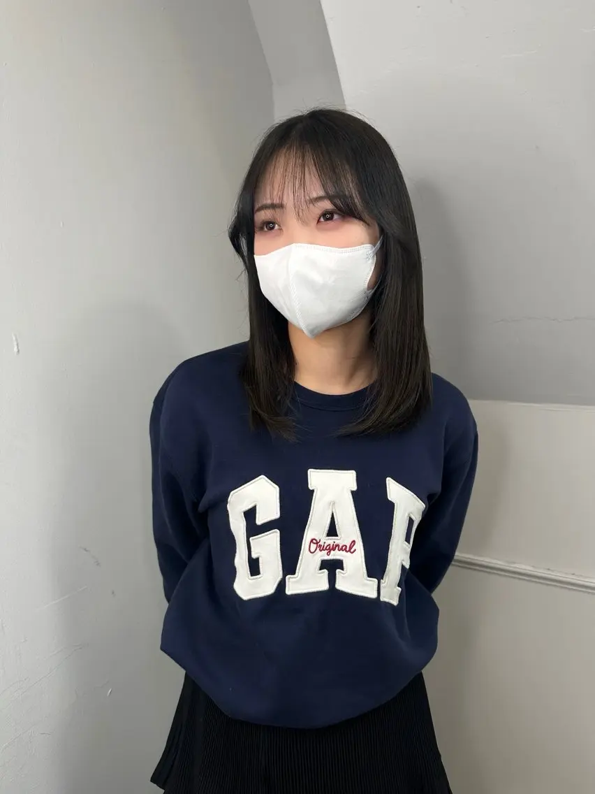 カラー ブリーチ ケアブリーチ ケアカラー 透明感カラー ダブルカラー ヘアカラー トリートメント 心斎橋 韓国レイヤ ー指名No.1renのヘアスタイル