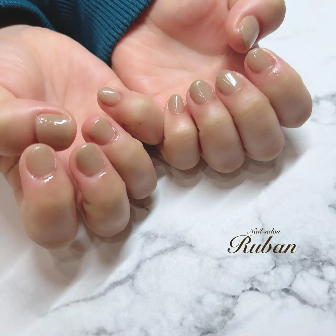 ネイル ワンカラーネイル Nail salon Rubanのネイルデザイン