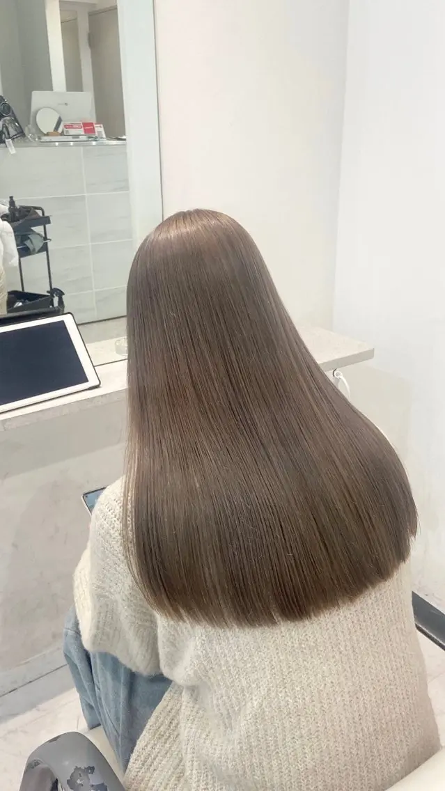 ミディアム カット トリートメント 透明感カラー／メンズ 特化kazumaのヘアスタイル