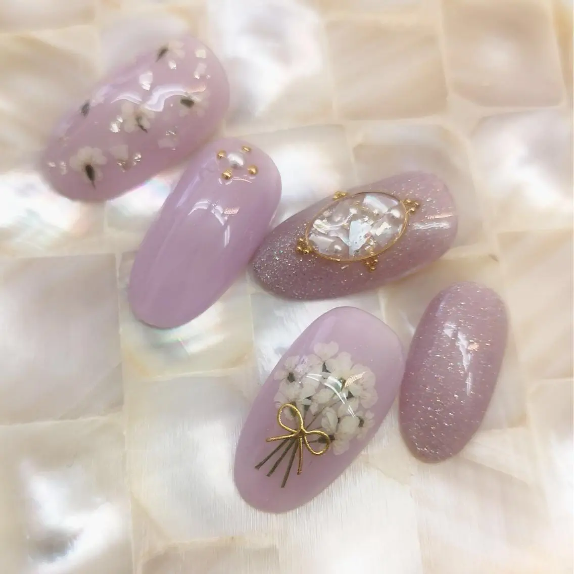 カラー ネイル 春ネイル ハンドネイル nailart ecritのネイルデザイン