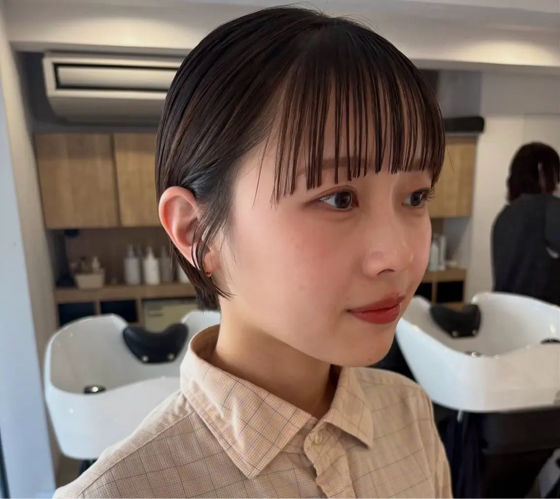 ショート・ショートボブの写真