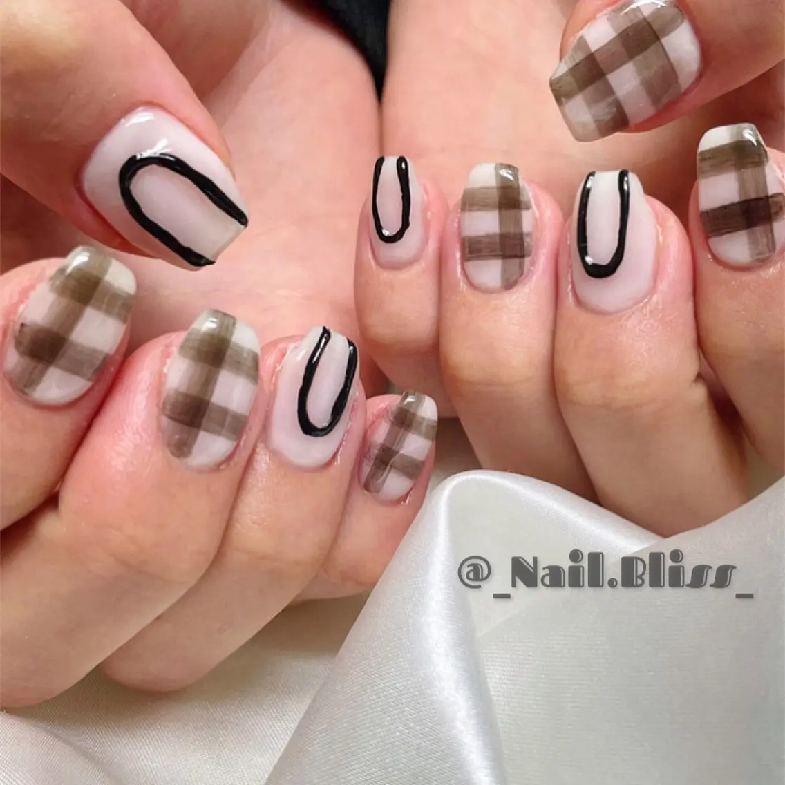 ネイル 持ち込み ぷっくりネイル ハンドネイル NAIL BLISSのネイルデザイン