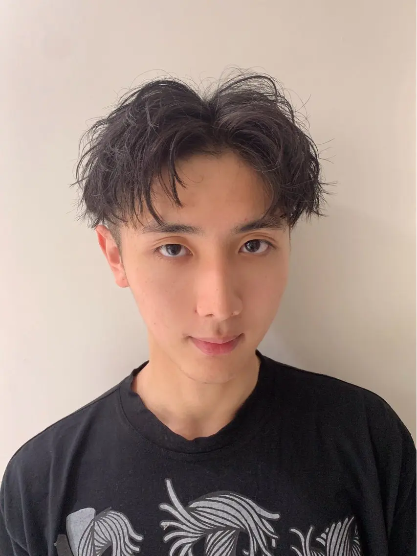 ショート メンズ カット ヘッドスパ ヘアセット [渋谷美容師] 玲弥のヘアスタイル