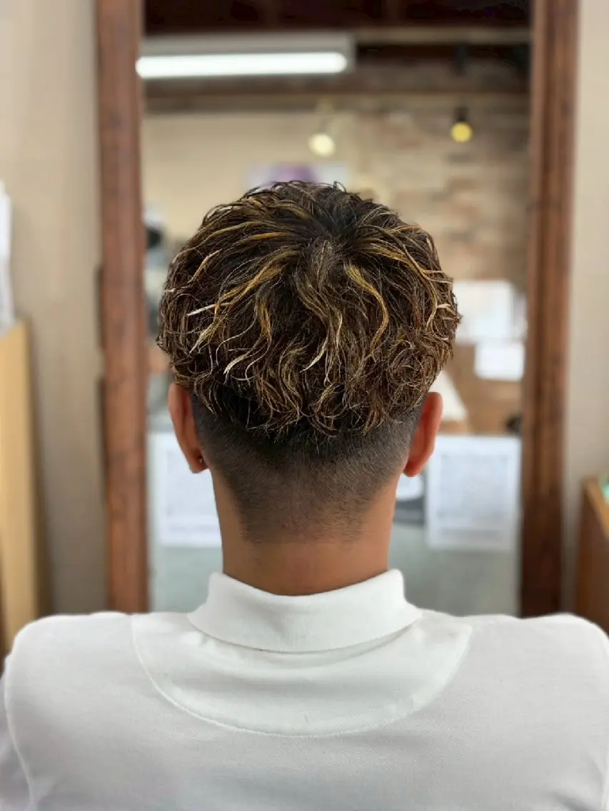メンズ パーマ カラー 古橋 瑞希のヘアスタイル