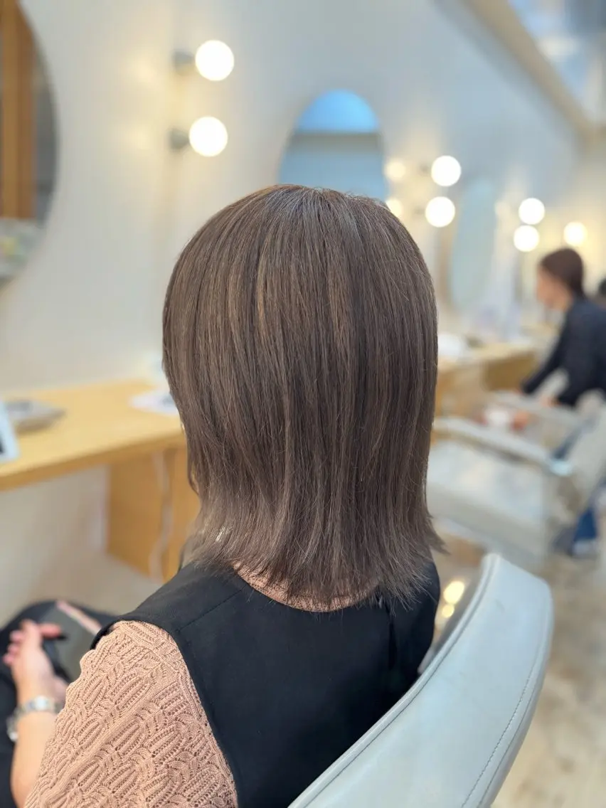 ミディアム 櫻井 陽介のヘアスタイル