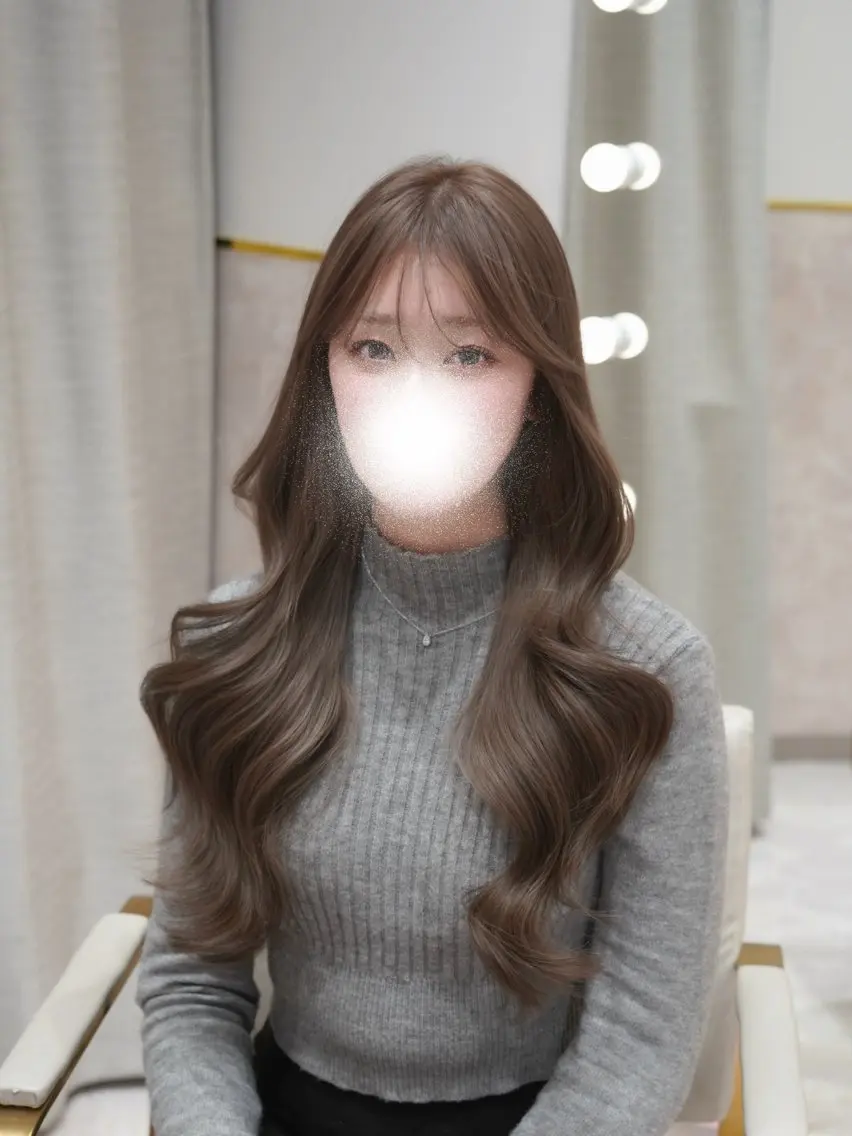 ロング カラー ベージュカラー ブリーチ 透明感カラー ヘアカラー 艶ダブルカラー🩰ハ イトーン🤍香織のヘアスタイル