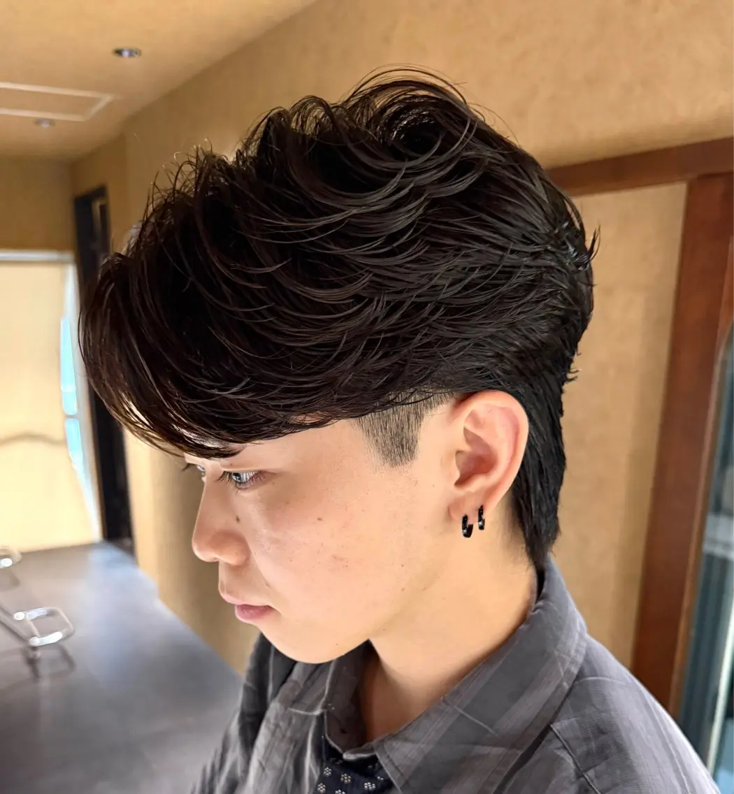 パーマ メンズ カット パーマ Ryosuke /waltのヘアスタイル