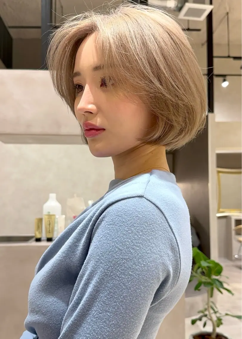 ショート 盛れるカットカラー DEAN豊橋店のヘアスタイル