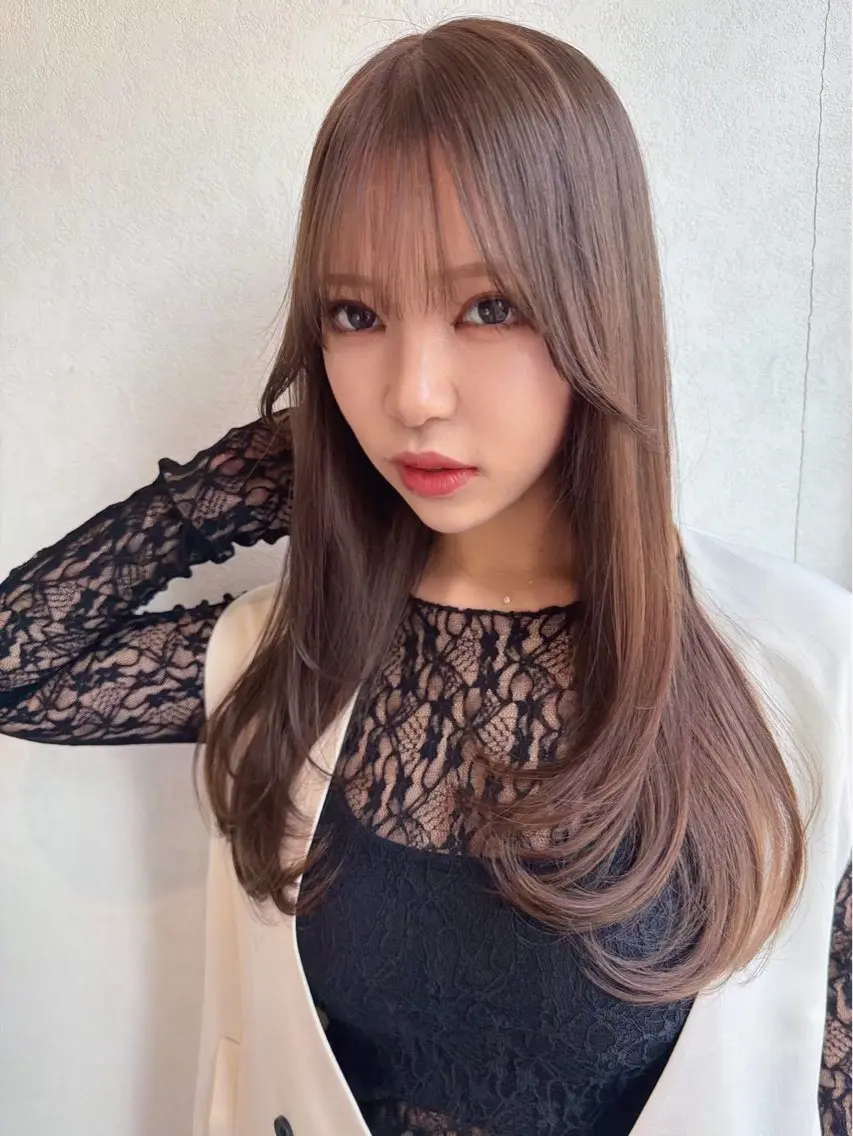 【️🫧贅沢ケアカラー️🫧】透明感カラー+ 2STEPサラツヤトリートメントの写真