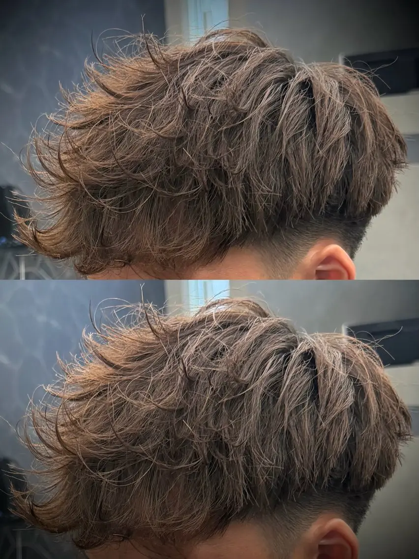 メンズ カット センターパート指名 No.1／カヅキのヘアスタイル