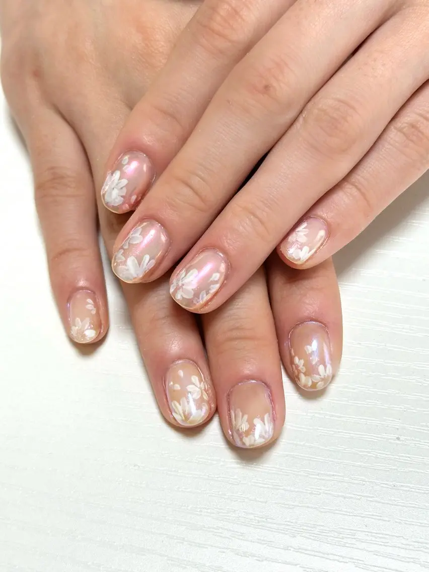 ネイル ハンドネイル salon iris 🦋北広島市大曲のネイルデザイン