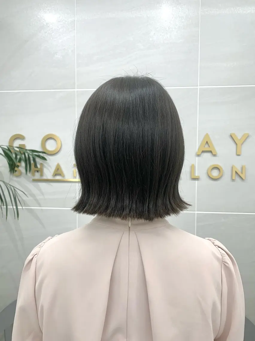 ショート カラー グレージュ カット ヘアカラー ヘッドスパ 本格ヘッドスパ🌿 ×ヘア 佐藤のヘアスタイル